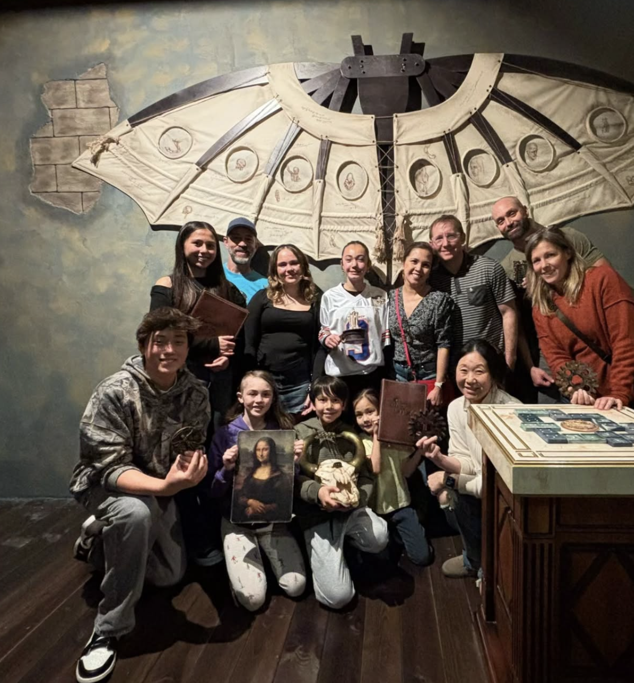 Da Vinci’s workshop puzzle in themed escape room