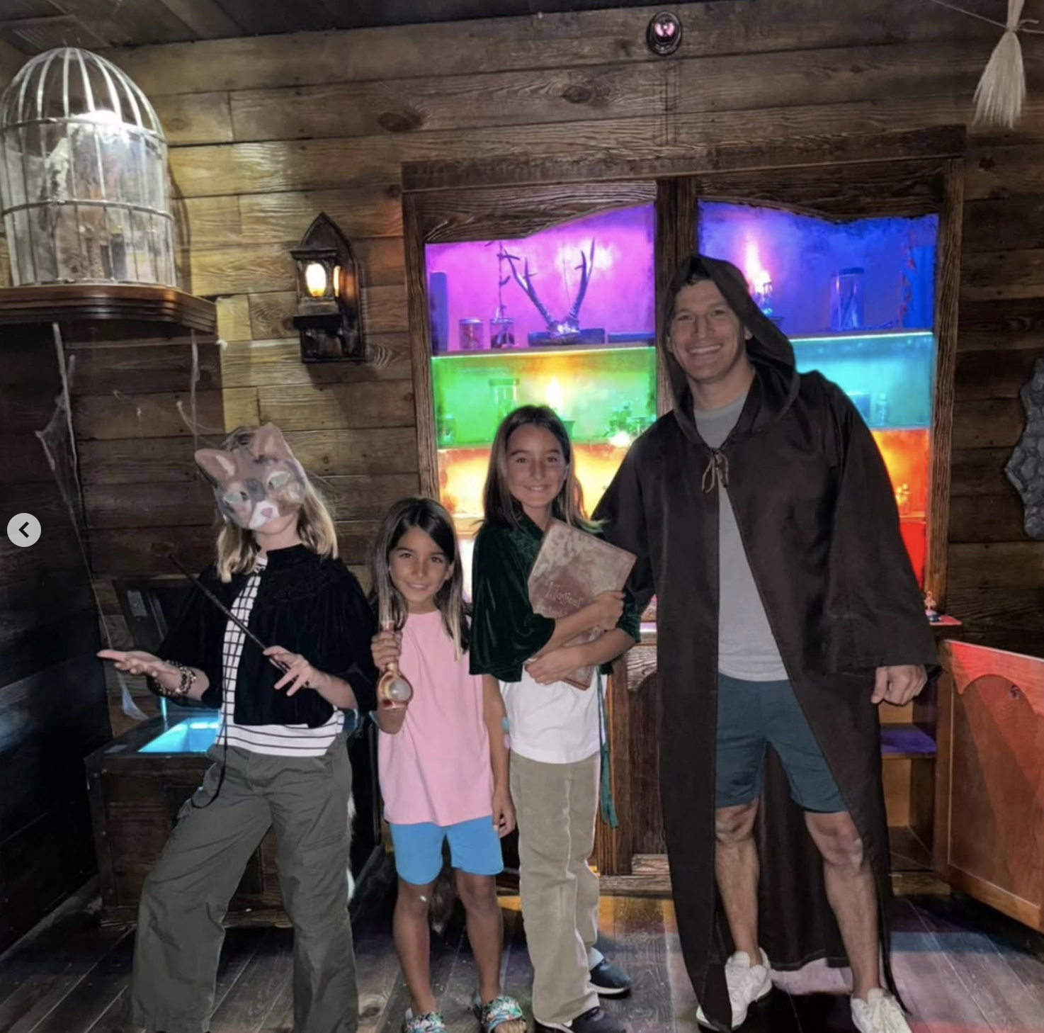 Spell-casting challenge in immersive witch escape game